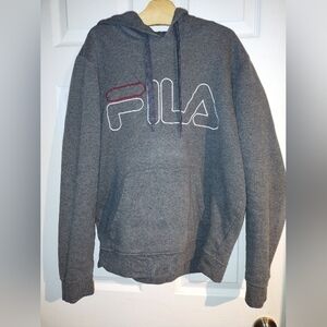 FILA Men's Gray Hoodie